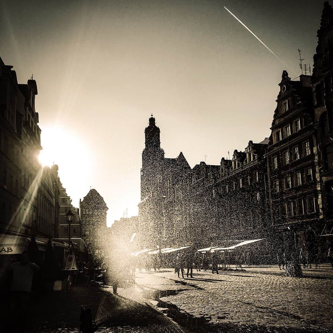のインスタグラム：「#poland #wroclaw #光と影」