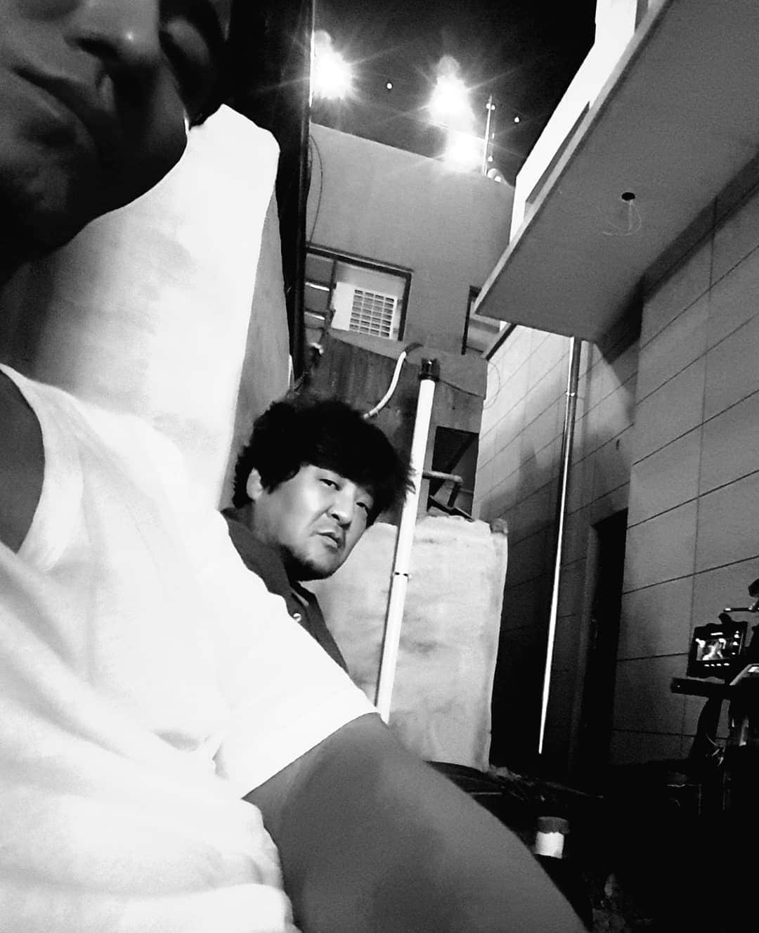チャ・スンウォンのインスタグラム：「#촬영중#대구#동성로#성지루#힘을내요미스터리#오늘도밤샘#사람엄청나다#무사히🙏」