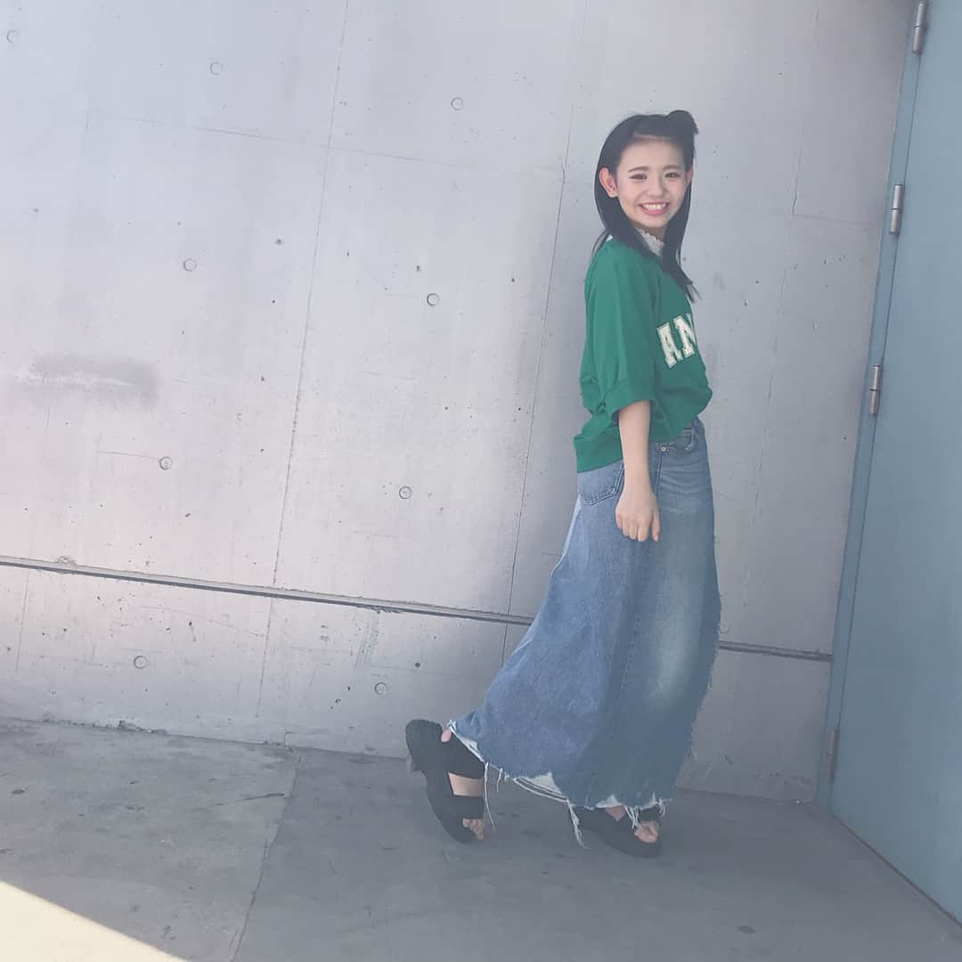 STU48さんのインスタグラム写真 - (STU48Instagram)「* 握手会での私服☺︎❤︎ グリーンのトップスが可愛いですね💚 * #STU48 #峯吉愛梨沙  #私服 #握手会 * Photo by kouko」9月5日 15時53分 - stu48.official