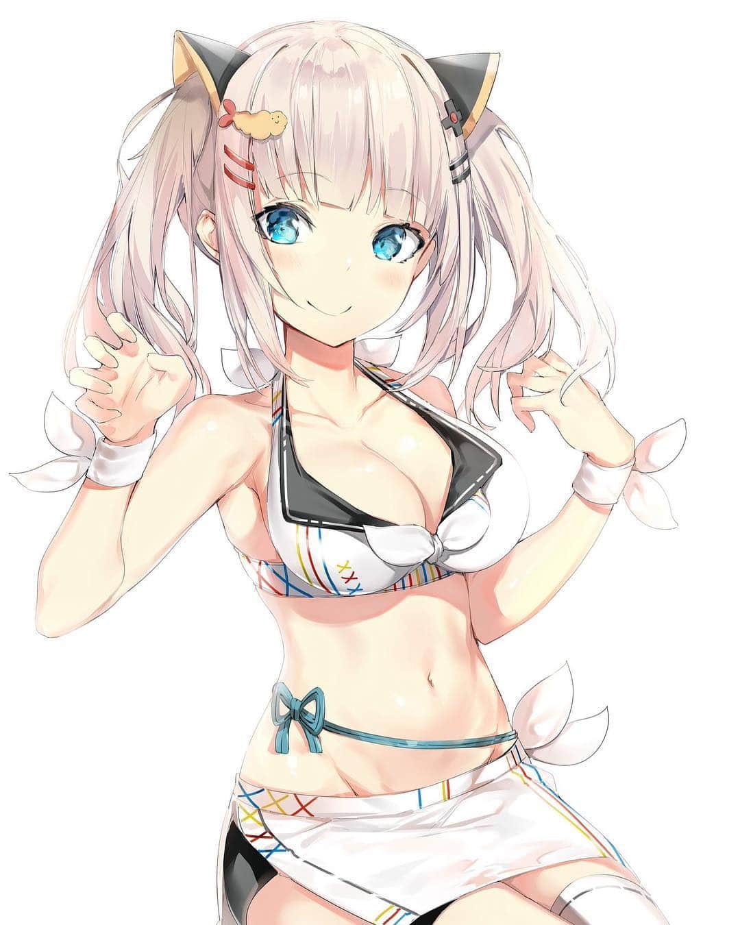 輝夜月のインスタグラム：「Fanart thank u❤︎ Illustrater:@seaocean01251(twitter) #輝夜月 #イラスト #可愛い #kaguyaluna #fanart #kawaii #virtualyoutuber #youtuber #illustration #cute」
