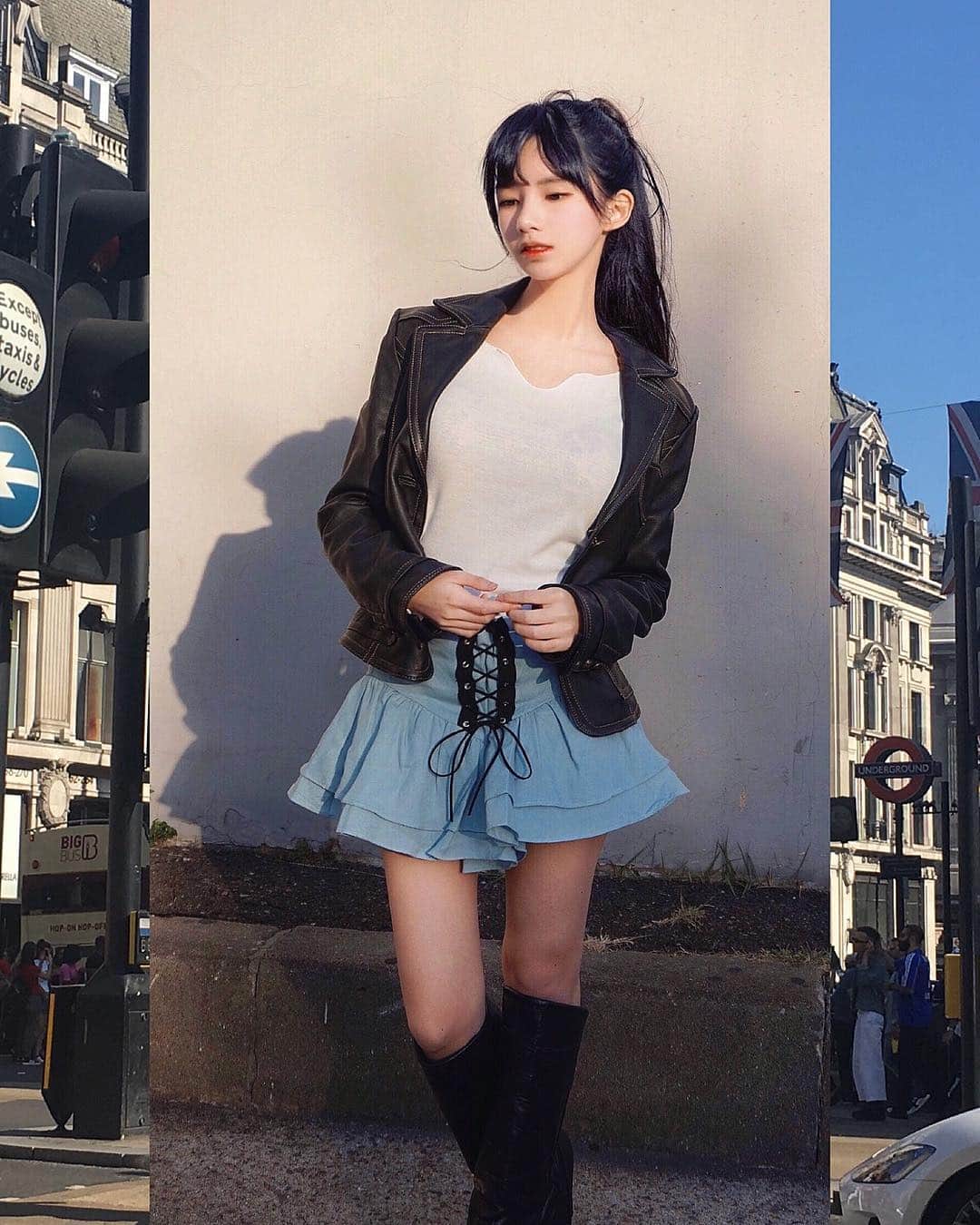 ナ・ヒョンソンのインスタグラム：「🚦」
