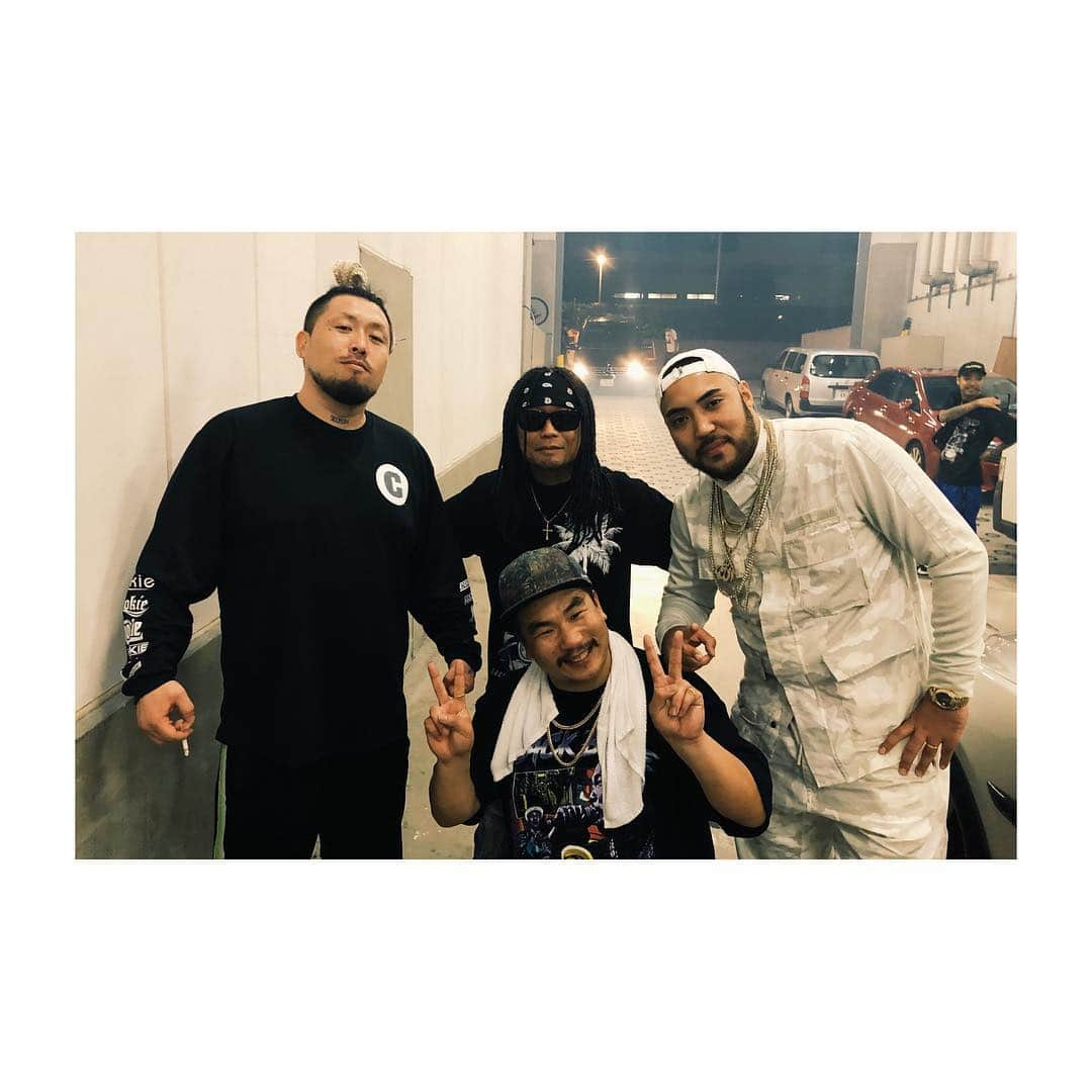 DJ PMXさんのインスタグラム写真 - (DJ PMXInstagram)「デカイ3人とw  #tokyo #terry #songong #mctyson #abematv #smashhit」9月5日 23時09分 - djpmx_locohama