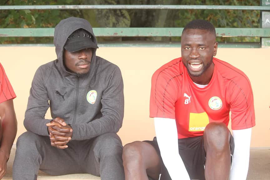 シェイフ・クヤテのインスタグラム：「📸😁🦁🇸🇳💯 #nationalteam🇸🇳🦁 #Alhamdoulilaforeverything」