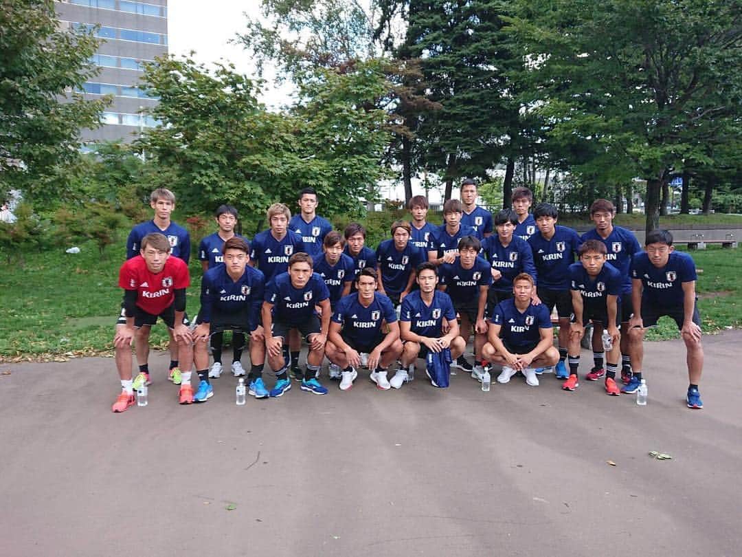 天野純のインスタグラム：「札幌で行われる予定だったチリ戦が地震のため中止となりました。 今は何より震災の被害にあったみなさんが、少しでも早く通常の生活に戻れるように願っています。 共に頑張りましょう！」