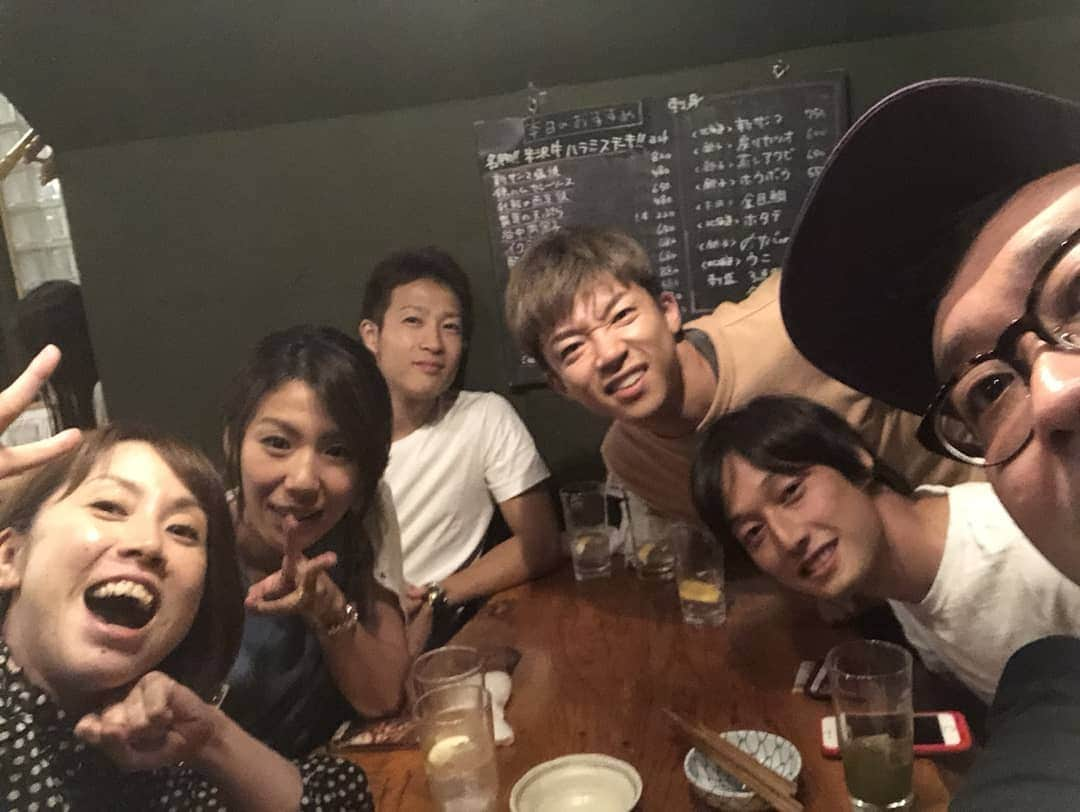 佐藤大さんのインスタグラム写真 - (佐藤大Instagram)「飲みでした、楽しい時間をあんがとです。 #和田兼輔 #高尾あきこ さん #河合佑樹 #鎌倉涼 #深谷知博 #ボートレーサー」9月7日 11時24分 - satodaidaidai