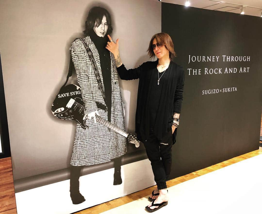 SUGIZOさんのインスタグラム写真 - (SUGIZOInstagram)「「JOURNEY THROGH THE ROCK AND ART」SUGIZO x SUKITA写真展 ＠ 名古屋PARCO。 敬愛する巨匠とのコラボレーションが名古屋でも！感無量！ 是非足を運んでみてね。」9月7日 13時45分 - sugizo_official