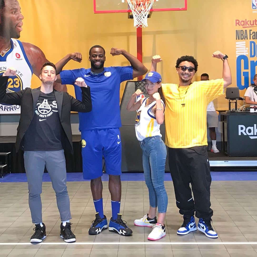 宮河マヤさんのインスタグラム写真 - (宮河マヤInstagram)「Draymond Greenのファンミーティングが無事に終了しました！バスケを始めたきっかけや、安定したメンタルとフィジカルを保つ方法、オールラウンドプレイヤーになる為の秘訣などたくさんの貴重なお話をお聞きする事が出来ました！﻿ ﻿ とにかくA5ランクの和牛が大好きなドレイモンド選手。お寿司などの和食も好きだそうで、何だかとっても嬉しい！🇯🇵 再来週からキャンプもはじまるそうで、来月のnew seasonに向けての準備が着々とstart💪Cant wait for next season to start! Thank you so much to @money23green for sharing your insight! #draymondgreen #rakutennba32 #dubnation #バスケ #nba」9月8日 22時29分 - maya_m0901