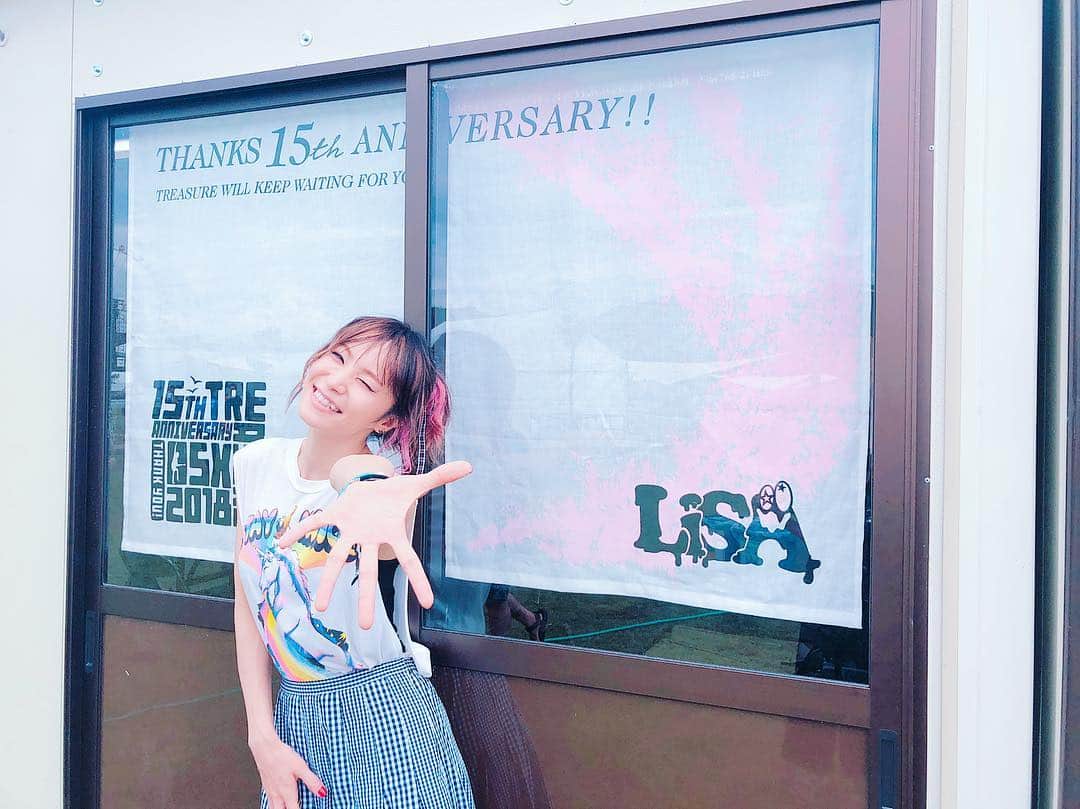 LiSAさんのインスタグラム写真 - (LiSAInstagram)「今日はTREASURE05Xです\( ¨̮ )/ #TREASURE05X #LiSA」9月8日 15時08分 - xlisa_olivex