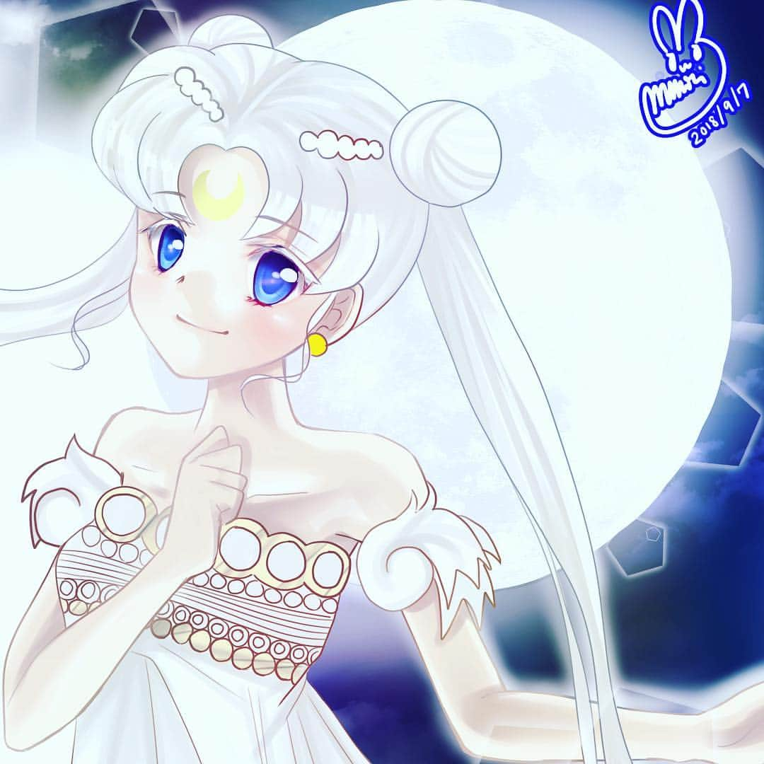 みのりんのインスタグラム：「Princess serenity 💓 New video up on my channel!! 今日はセレニティを描いてみたよー！お絵描きの行程はYouTubeにアップしたよ💓  #art #drawing #instaart #instadraw #drawings #anime #manga #animegirl #animegirls #girl #cute #kawaii #princess #serenity #sailormoon #sailormoonart #youtube #youtuber #アート #お絵描き #イラスト #描いてみた #セーラームーン #セレニティ」