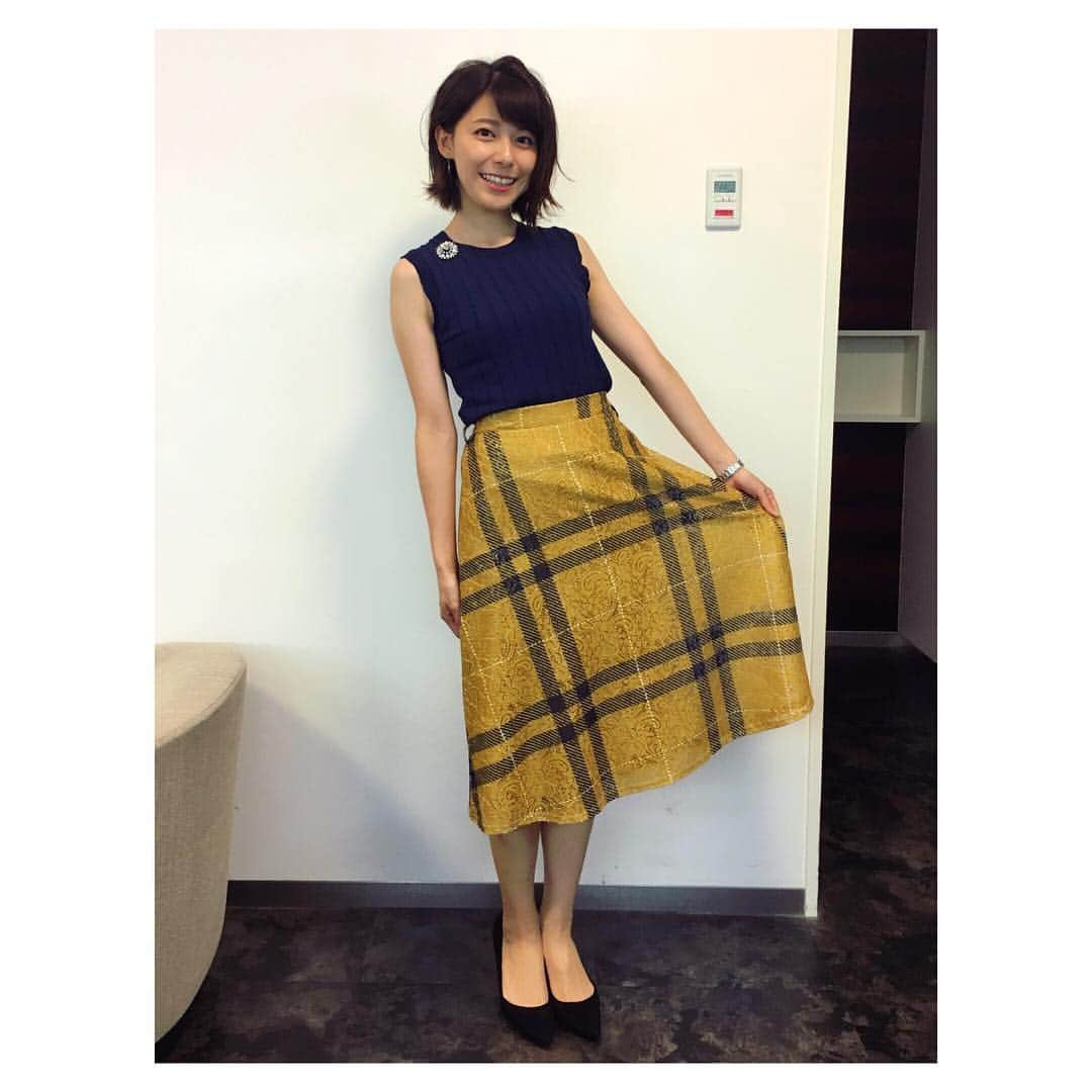 上村彩子さんのインスタグラム写真 - (上村彩子Instagram)「. 久しぶりのS☆1みなさん見ていただけましたか？😌 9月にはいったので衣装もめっきり秋らしく…🍁🍁 . . 土曜は、日帰りで佐賀への出張でした。 なんの取材だったかは日曜にお知らせしますね😊 . #S☆1」9月9日 1時40分 - saekokamimura