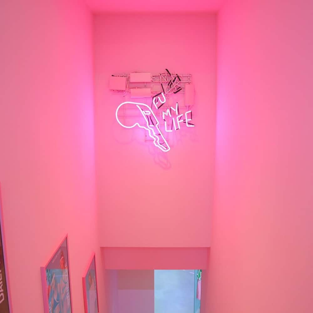 韓国語 heart ハート 愛してる ハングル ネオン管 ネオンサイン