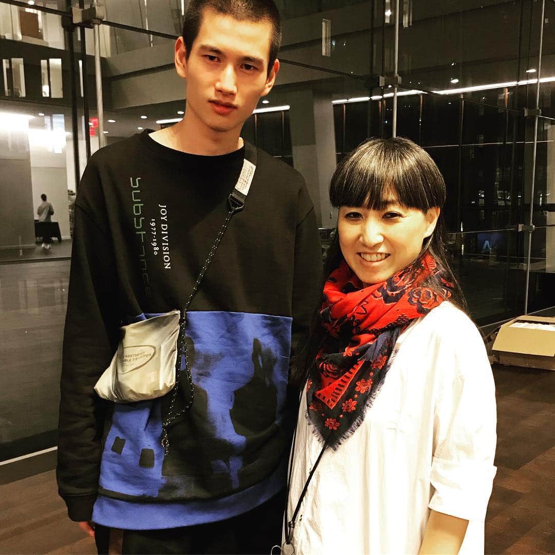 大森美希さんのインスタグラム写真 大森美希instagram 18年秋冬の メンズファッションウィーク の出演数ランキングで 世界1位 になった 日本人モデル の コウヘイ くん Kohei Kohei 326 とパチリ Nyfw Model Nyc Fashion Mode Mannuquin Homme