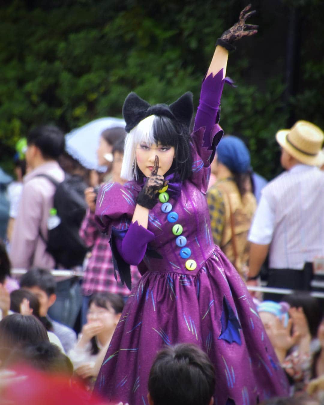 石塚つきみさんのインスタグラム写真 - (石塚つきみInstagram)「ねこさんんん💓 とってもかわええですわぁ⤴︎⤴︎ ＊ ＊ #スプーキーbooパレード #ディズニーダンサー #ディズニー写真部 #ディズニーカメラ隊 #tokyodisneyland」9月11日 11時31分 - tsukimi_f