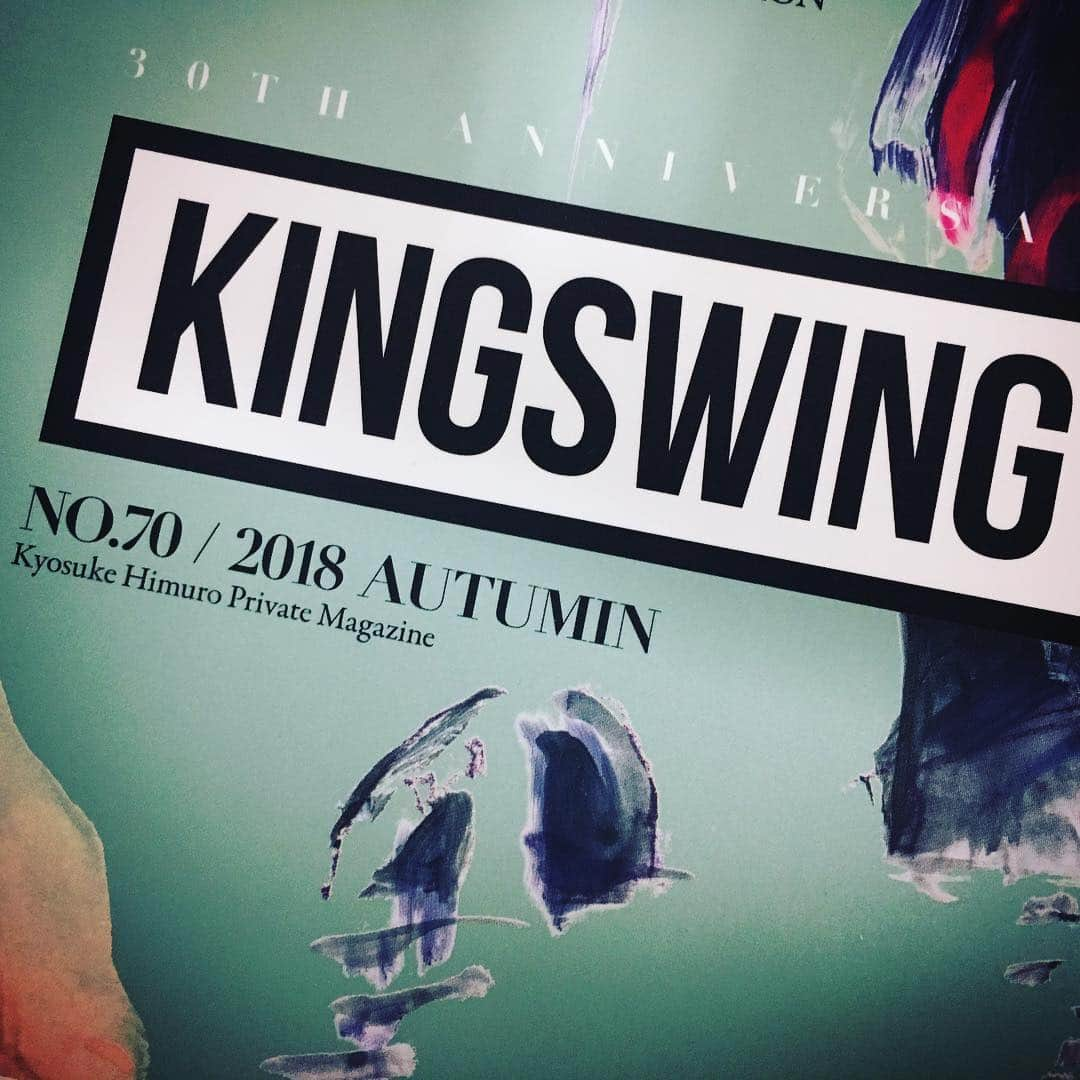 氷室京介さんのインスタグラム写真 - (氷室京介Instagram)「《KING SWING No.70》 FC会報誌 「KING SWING No.70」 10月初旬発送予定🐺 お楽しみに!!」9月11日 12時21分 - himuro_com