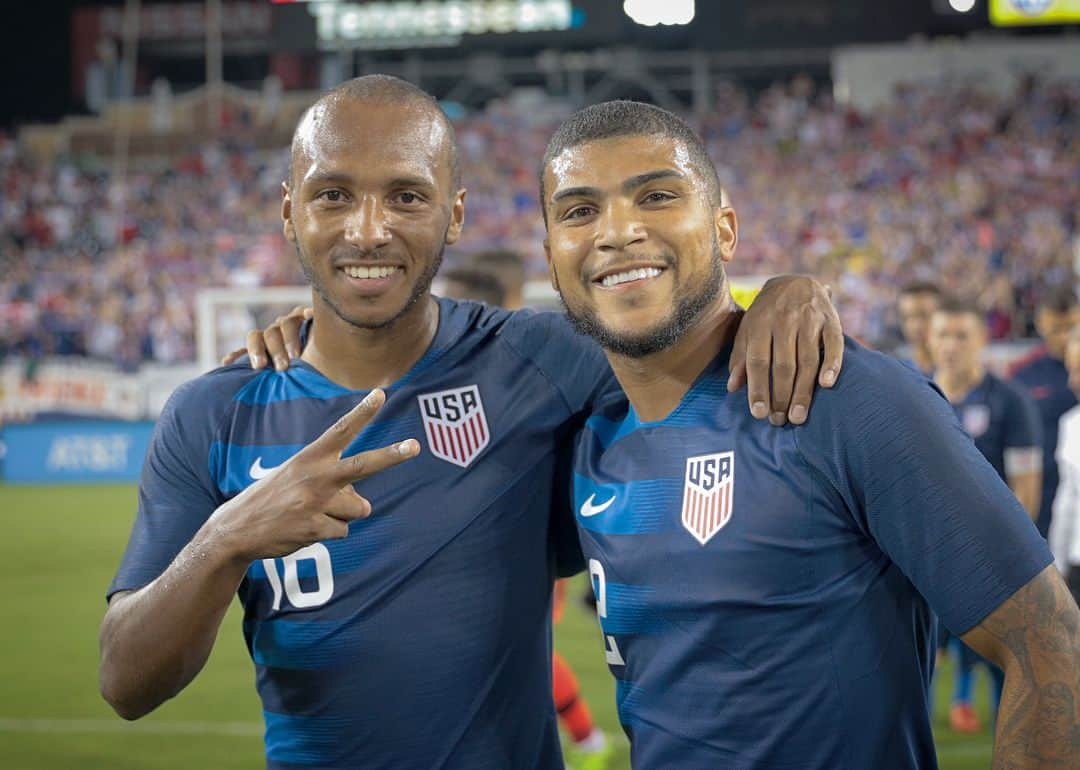 ジュリアン・グリーンのインスタグラム：「Always an honour to represent this country 🇺🇸 @ussoccer_mnt」