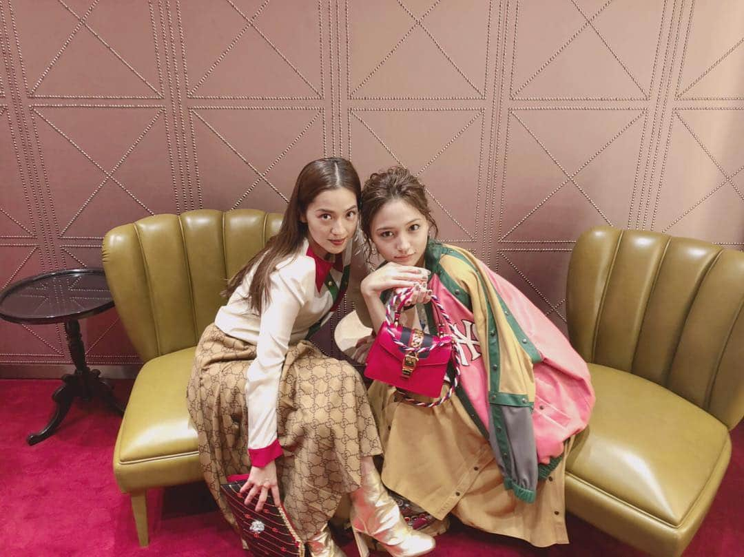 川口春奈さんのインスタグラム写真 - (川口春奈Instagram)「GUCCI青山 明日からリニューアルオープン☺︎お姉ちゃんもいた♡」9月13日 20時20分 - haruna_kawaguchi_official