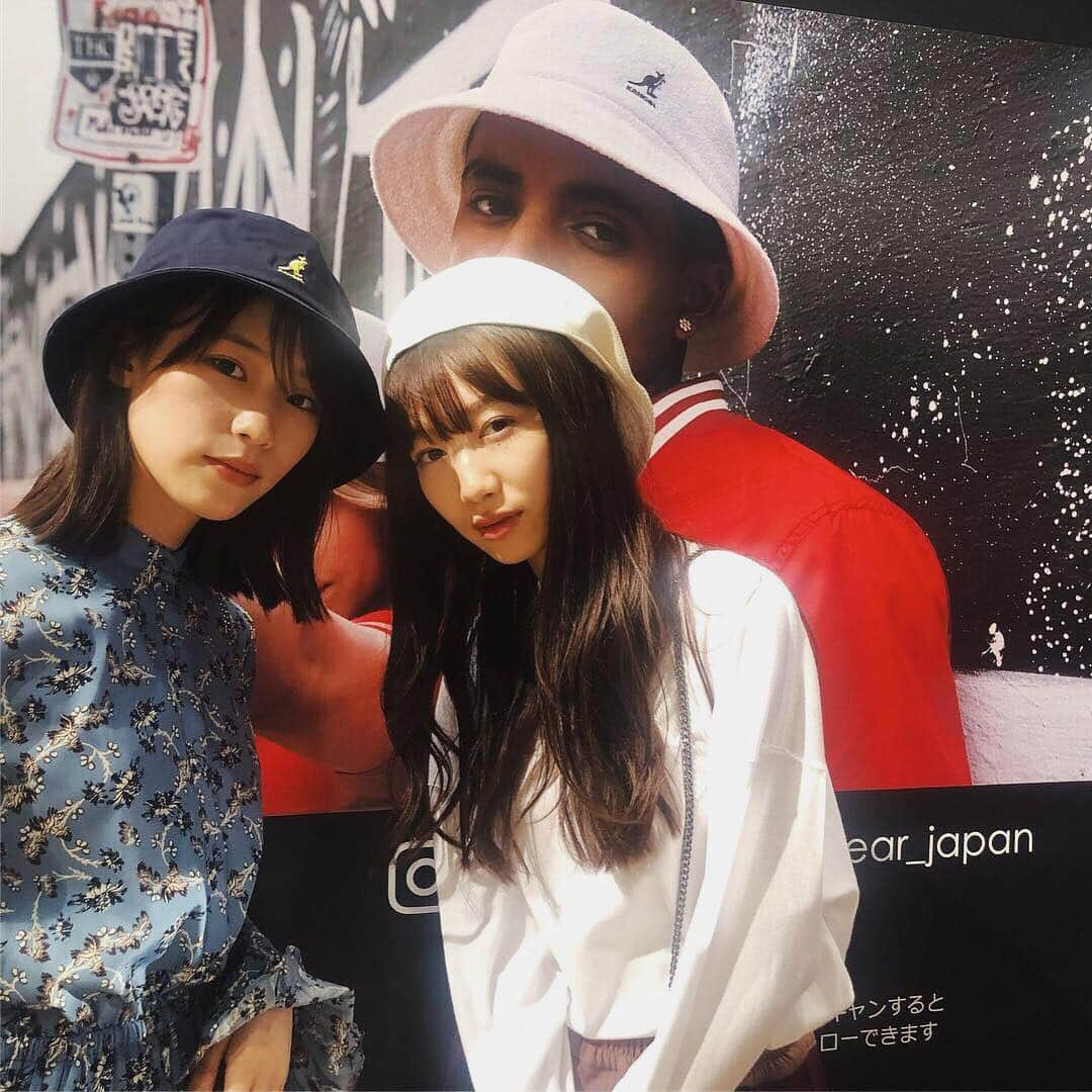 岡本夏美さんのインスタグラム写真 - (岡本夏美Instagram)「KANGOL  @kangol_headwear_japan  ss 2019 展示会 お邪魔しました  南沙良ちゃん 庄司芽生ちゃん あったよん」9月14日 18時58分 - okamoto_natsumi