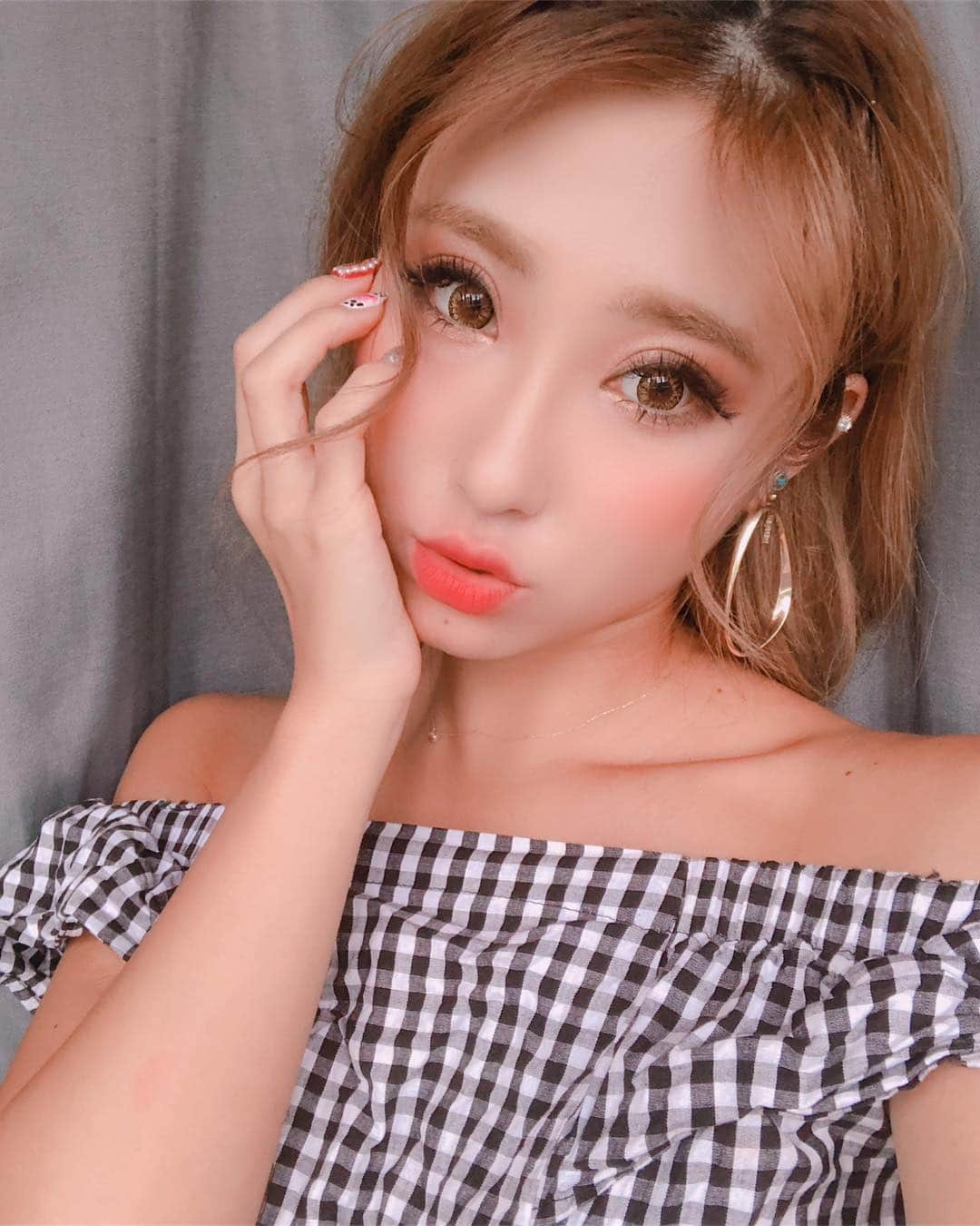 HIKARUさんのインスタグラム写真 - (HIKARUInstagram)「dayoff💗うきうき #makeup #make #japan #japanesegirl #korea #メイク #ひか」9月14日 11時49分 - hikaru__0211