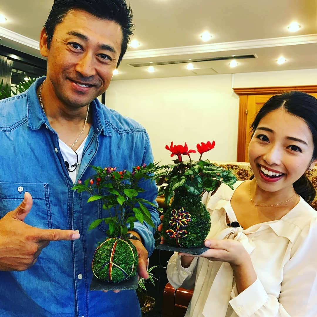 朝日放送「おはよう朝日土曜日です」さんのインスタグラム写真 - (朝日放送「おはよう朝日土曜日です」Instagram)「#おは土#京都#村上隆行 #小椋寛子 #苔玉 #苔玉作り #9月15日放送」9月14日 14時59分 - ohado6ch