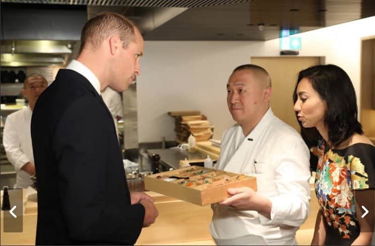 RENAのインスタグラム：「Japan house London grand opening! Welcoming Prince William, Duke of Cambridge. #japanhouse #RENA #kyotoambassador #london #princewilliam #dukeofcambridge #dressbysujaku」