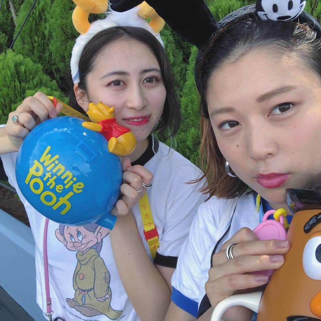 渡辺くるみのインスタグラム：「Can I just go back #throwback #東京ディズニーランド #🐭❤️」