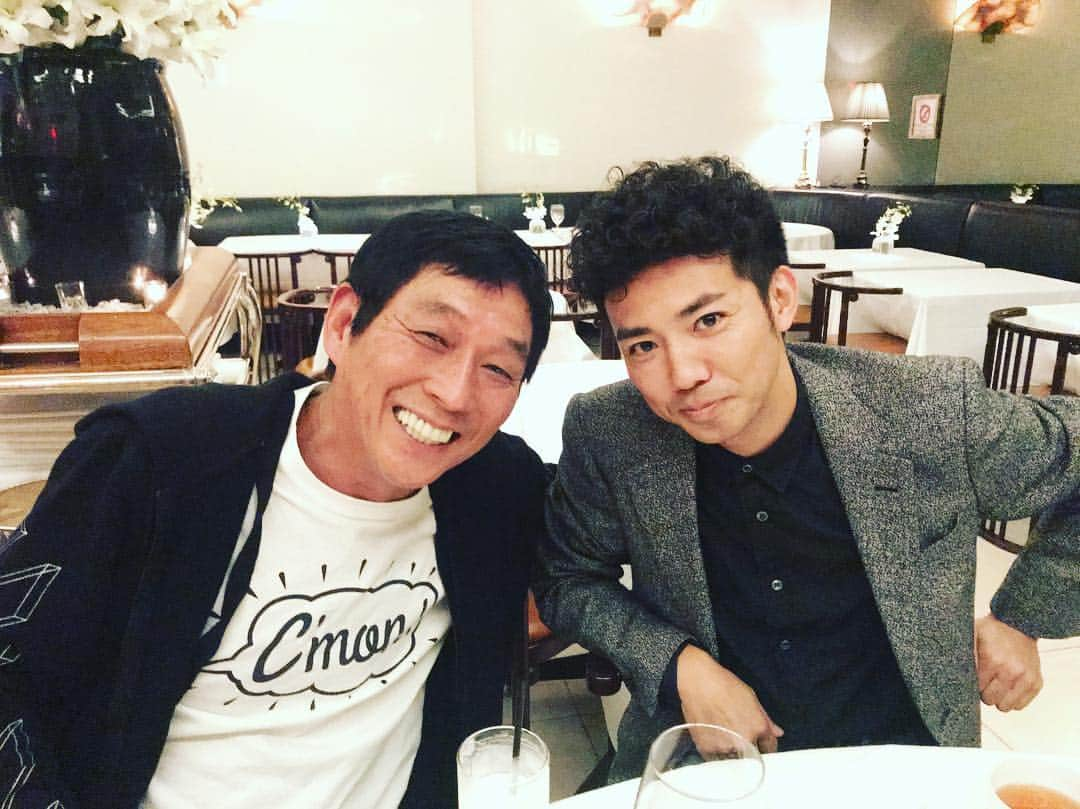 綾部祐二さんのインスタグラム写真 - (綾部祐二Instagram)「Special dinner with Mr. Sanma in NYC.」9月15日 18時32分 - yujiayabe