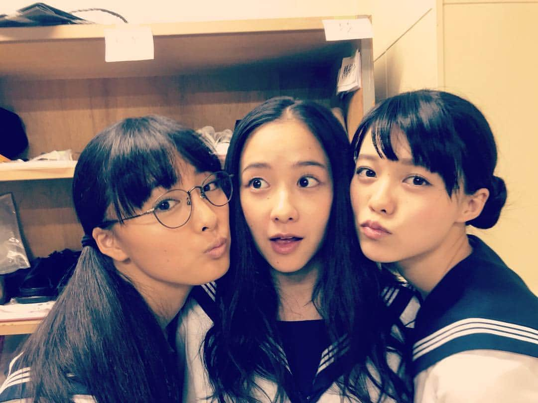 TBS「チアダン」のインスタグラム：「妙子、望、琴  #チアダン #チアオフ #最後のオフショット集 #大友花恋 #志田彩良 #堀田真由」