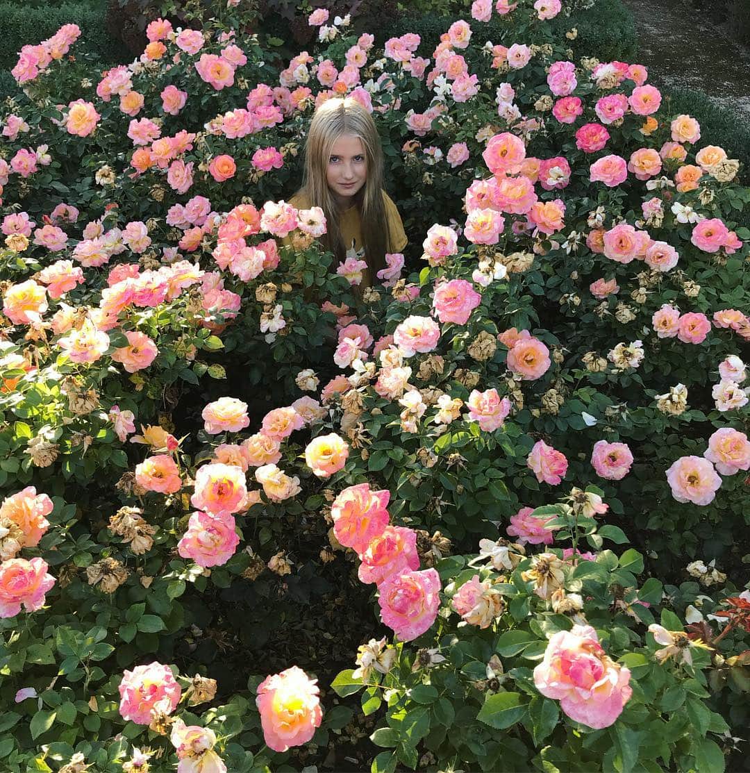 ナタリア・ヴォディアノヴァさんのインスタグラム写真 - (ナタリア・ヴォディアノヴァInstagram)「Spot the English rose 🌹 @neva_portman #weekend」9月17日 0時48分 - natasupernova