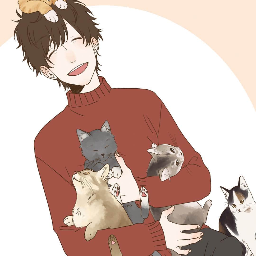 深町なかさんのインスタグラム写真 深町なかinstagram 猫まみれ 10月12日 10時04分 Monqkq