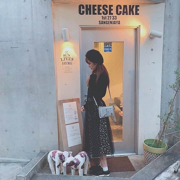 坂井古都のインスタグラム：「気になってたチーズケーキ屋さんに行って来ました🧀💓個人的にオレオのチーズケーキが美味しすぎて持ち帰りまでしちゃったくらいに美味しくて店内は混んでて一時間制だったからテイクアウトのオススメします💓 . #cafethesunliveshere #チーズケーキ #チーズケーキ専門店 #チーズケーキ大好き #카페스타그램 #카페 #케이크 #케이크🍰 #케이크맛집 #팔로우 #하트 #좋아요👍 #맛스타그램 #cafe #カフェ巡り #カフェ #韓国カフェ」