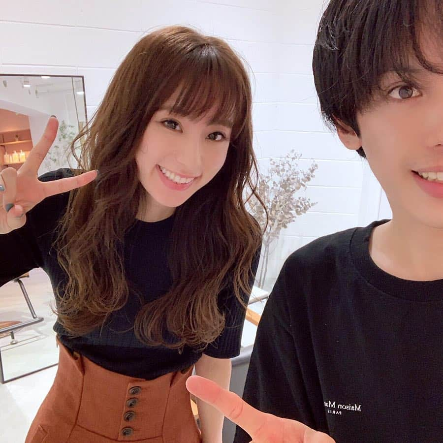 前田ゆうさんのインスタグラム写真 - (前田ゆうInstagram)「カット✂︎カラー💇‍♀️トリートメントしてきたよーーん😆✨ 担当は時田さん＾＾♬ いつもおまかせでかみのけきれいしてくれるよ😃✨👍 とっきーありがとう😊 #eclat #原宿 #美容室 #時田ユースケ」10月12日 22時31分 - yuu_maeda