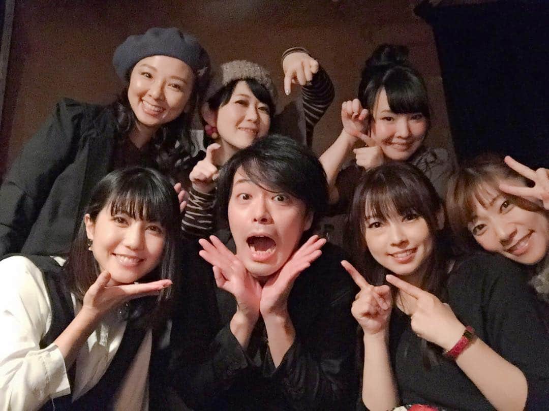 宍戸留美のインスタグラム：「#吉田ボイス #松崎亜希子 #白石涼子 #伊藤かな恵 #河原木志穂 #下田麻美 #宍戸留美 #cranq #ザムザ阿佐ヶ谷 #阿佐ヶ谷 #劇場 #上映会 #演劇 #声優 #イベント #はや亭 #はや亭ベレー帽」