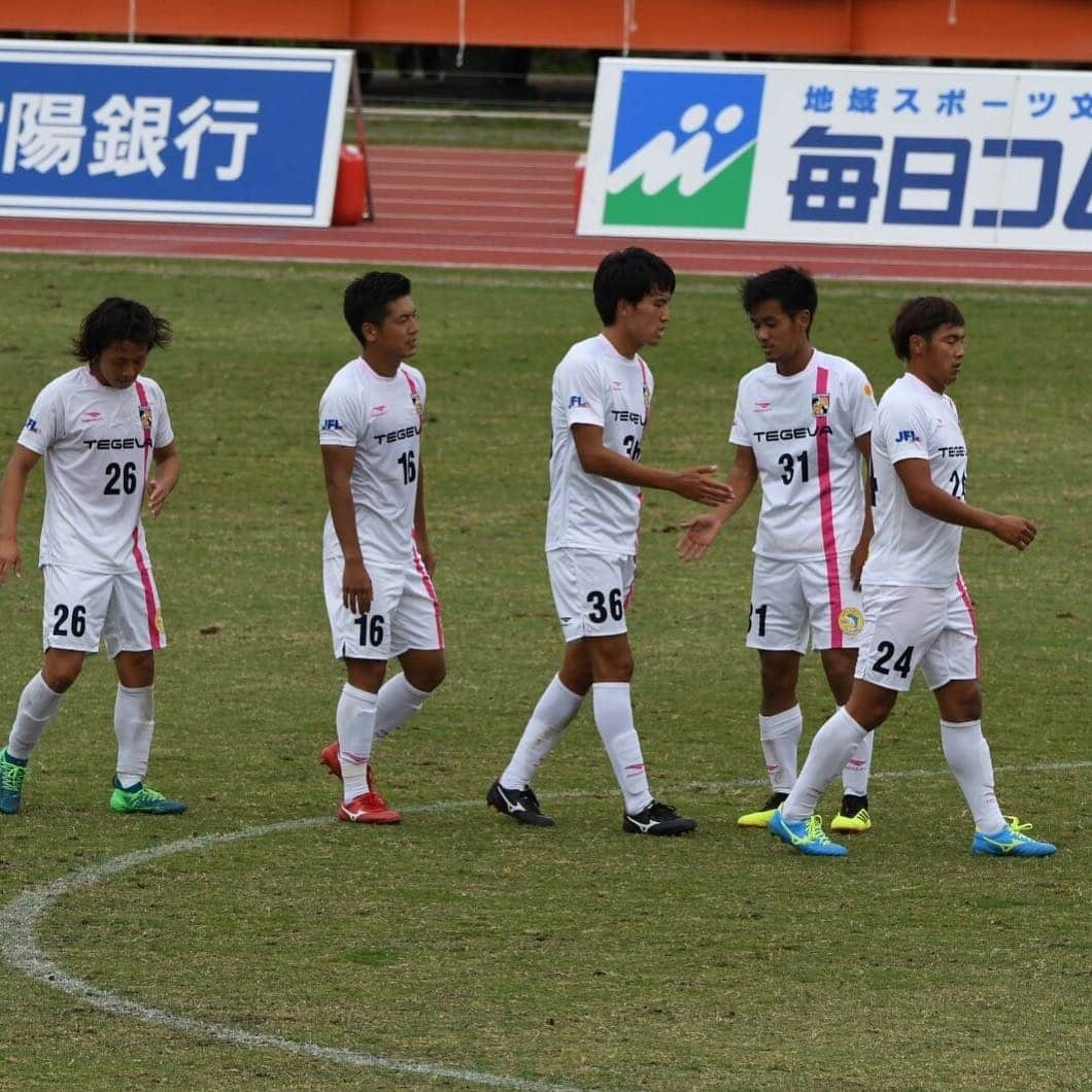 荻野広大のインスタグラム：「テゲバジャーロ宮崎デビュー戦 一緒にプレーもできて勝ってよかったです⚽️ #テゲバジャーロ宮崎」