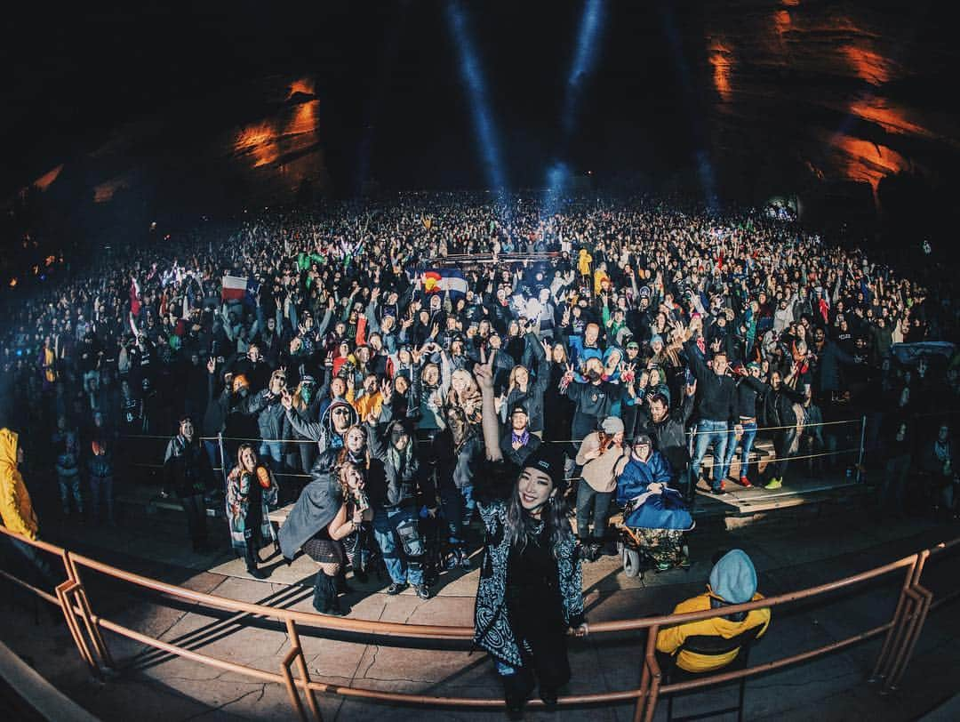 TOKiMONSTAさんのインスタグラム写真 - (TOKiMONSTAInstagram)「Red Rocks, I’ll remember this moment forever. Thank you✨✨✨ 📸 @jsigelphotography」10月14日 16時01分 - tokimonsta