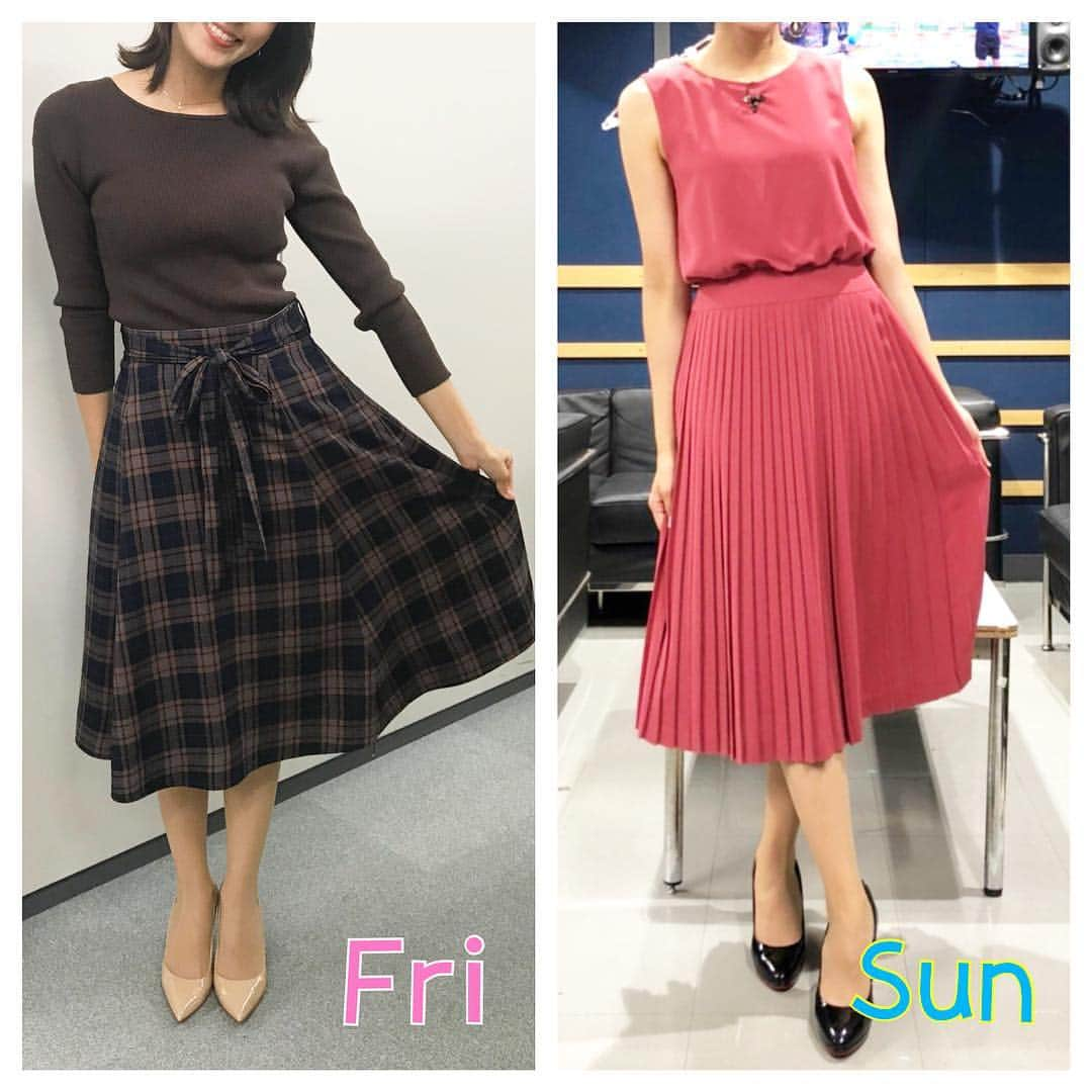 永島優美さんのインスタグラム写真 - (永島優美Instagram)「* 👗Weekly Coordinate(10/7- )👠 * 1週間お疲れ様です♪ この週末は兵庫出張だったので、ロケで地元の思い出の地をたくさん回れました😆✨嬉しかったなぁ♫ 写真は#北野異人館 前📍 * さて、先週お伝えしていた1週間の衣装をupしてみました🌟もうすっかり秋色ですね🍠🍂 * - - - - - - - - - - - - - - - - - - - - - - - - 👗#weeklyコーデ （Mon＆Tue ▶︎ Wed＆Thu ▶︎ Fri＆Sun） #coordinate #めざましテレビ #ジャンクスポーツ #私は木曜が特にお気に入り♡」10月14日 18時56分 - yuumi_nagashima