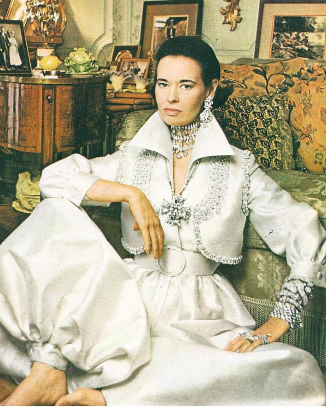 グロリア・ヴァンダービルトのインスタグラム：「This was taken in 1969 for @townandcountrymag」