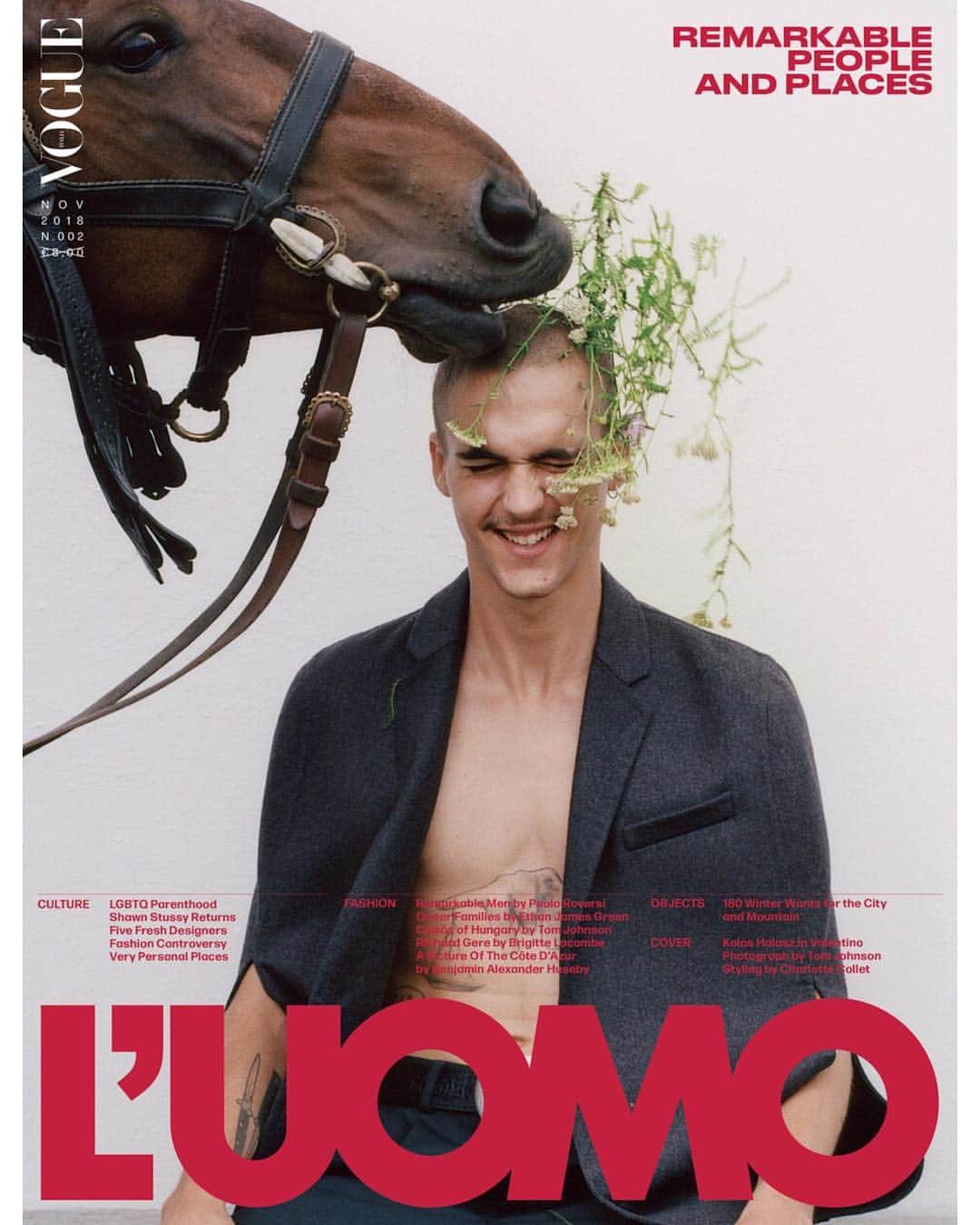 Vogue Italiaさんのインスタグラム写真 - (Vogue ItaliaInstagram)「...Are you Ready? 🔥 @luomovogue ‘s New Issue dedicated to Remarkable People and Places 💥On Newsstands TOMORROW💥 ‘Csikós of Hungary’ - Kolos Halasz in @maisonvalentino by Tom Johnson @tomjohnsonstudio styled by Charlotte Collet @charlottecolletcollet 🌾🍃 Full credits: #KolosHalasz @theroster_mgmt Editor in chief @efarneti Creative director @thomasperssonstudio Deputy editor in chief @mralanprada Fashion director @andreatenerani Casting directors @pg_dmcasting & @samuel_ellis @ DM Fashion Studio Grooming @chiwonghair @managementartists Casting @arthurmejean @ DM Fashion Studio  @reafarkas @theroster_mgmt Production @emilycmiles1 @minititleltd」10月15日 20時32分 - vogueitalia