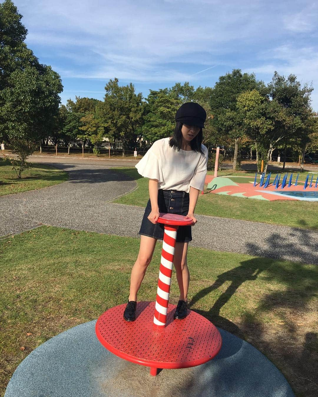 桜庭ななみさんのインスタグラム写真 - (桜庭ななみInstagram)「凄く久しぶりに公園へ😝✨」10月15日 17時05分 - nanamisakuraba_official