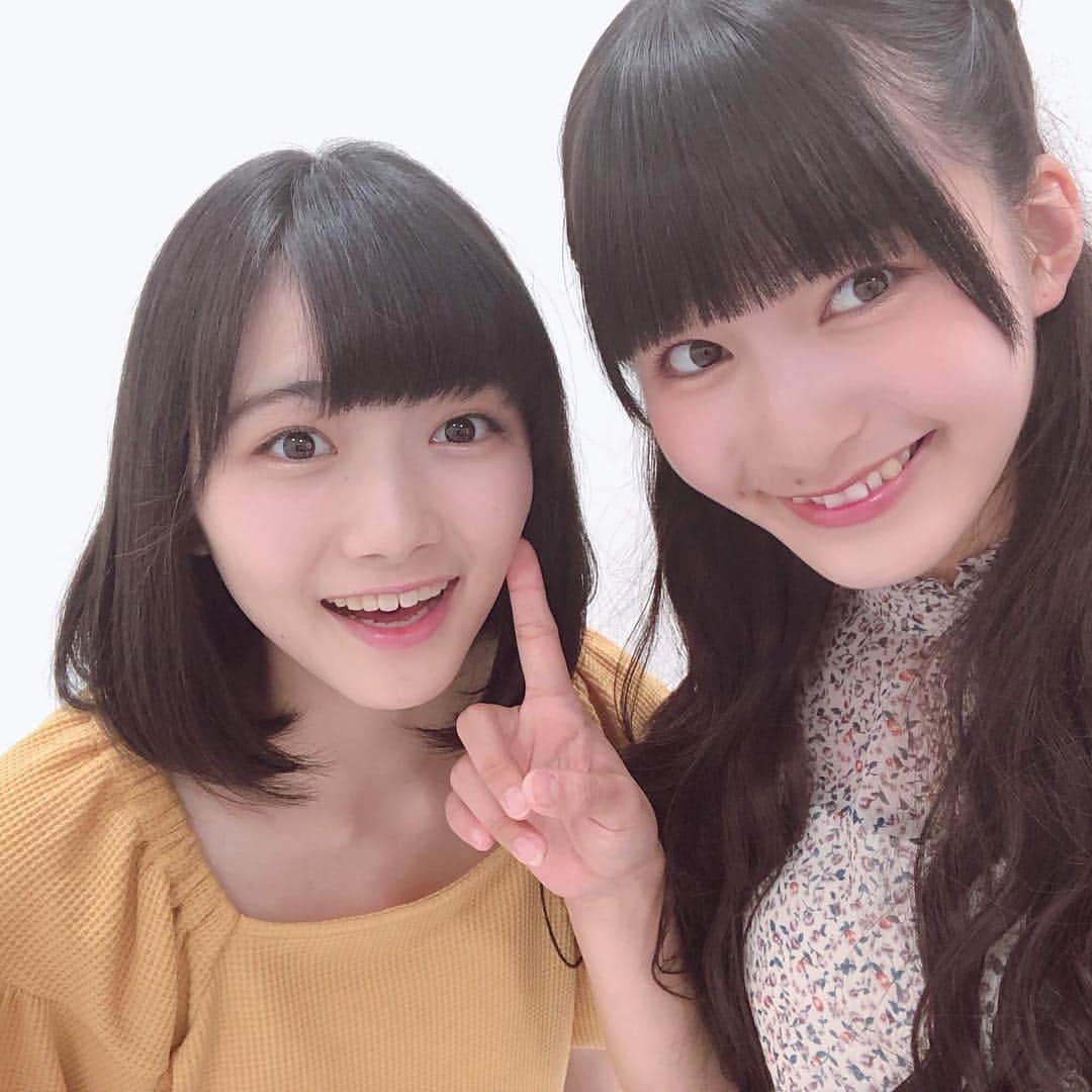 高橋真生のインスタグラム：「可愛いるんちゃん🤤💗 * * #生写真#羽切瑠菜#るんちゃん#髙橋#真生#まうまう#ngt48」