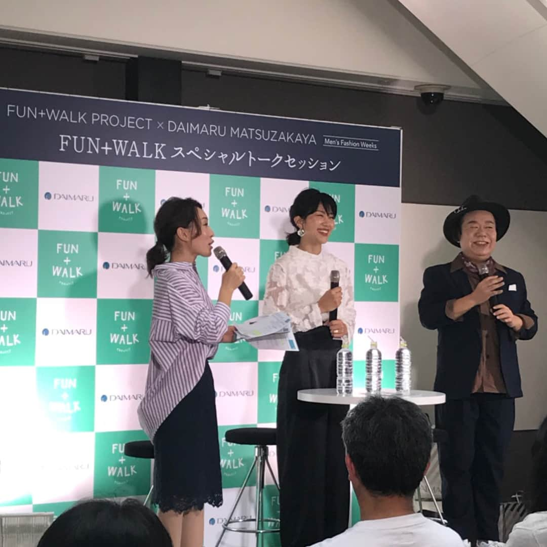 潮田玲子さんのインスタグラム写真 - (潮田玲子Instagram)「札幌DAIMARUにて @shigeru39 ちゃんとのトークイベント終わりました！ ご来場くださった皆さんありがとうございました😊 札幌に行けて嬉しかったです💓 @chibilisa さんもありがとー😘  #札幌 #大丸 #fun＋walkイベント #ビジネスシーンでの #スニーカーや #バックについて #おしゃれしましょう」9月22日 19時05分 - reikoshiota_official