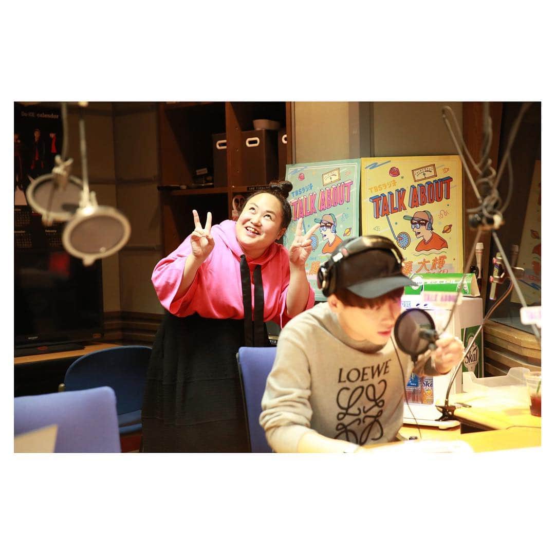 工藤大輝のインスタグラム：「@radio_talkabout @okazu_club この人と一緒で楽しくならないワケがない！」
