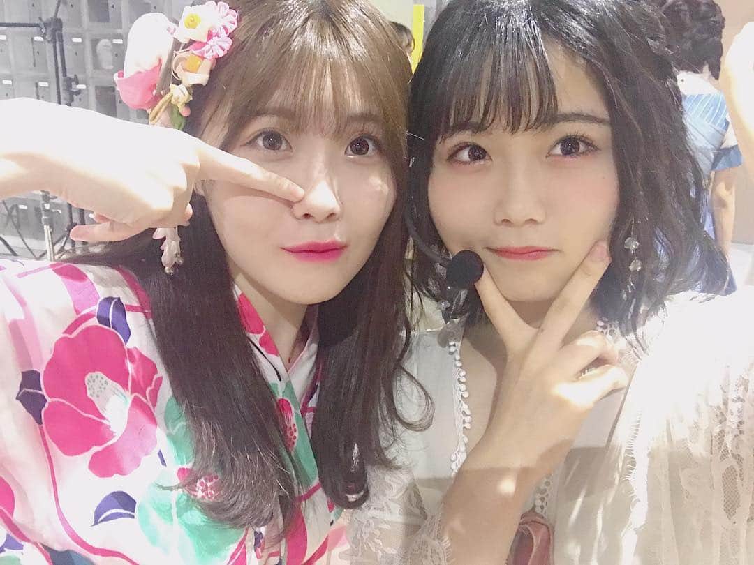 秋吉優花さんのインスタグラム写真 - (秋吉優花Instagram)「総選挙ランクイン楽曲 「ひと夏の出来事」初披露😊💗 . MV撮影の時と同じ髪型にしました！ #アップカミングガールズ #選抜総選挙 #後藤萌咲 .  #矢吹奈子 #谷真理佳」9月23日 23時13分 - akiyoshi_1024
