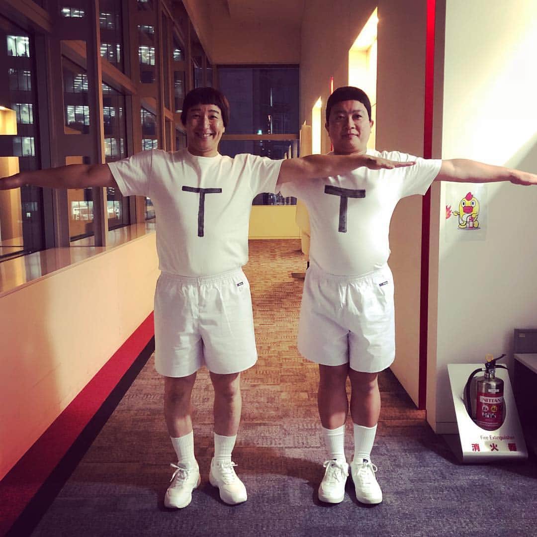 長田庄平のインスタグラム：「有吉の壁でキングオブコントの雪辱を果たしました！TT兄弟で天下取る！！ #TT兄弟 #有吉の壁 #ダンス0 #チョコレートプラネット」