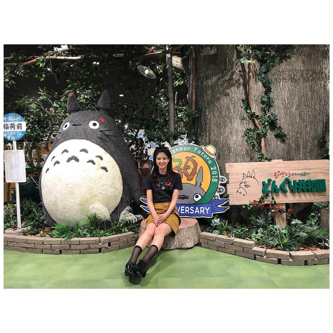 藤井美菜さんのインスタグラム写真 - (藤井美菜Instagram)「. トトロ！😍🍃 토토로! 😍🍃 ToToro! 😍🍃 #トトロ#토토로#Totoro#新潟#니가타#Niigata #私服#패션#fashion#ootd#美菜私服」9月24日 9時43分 - fujii_mina_0715