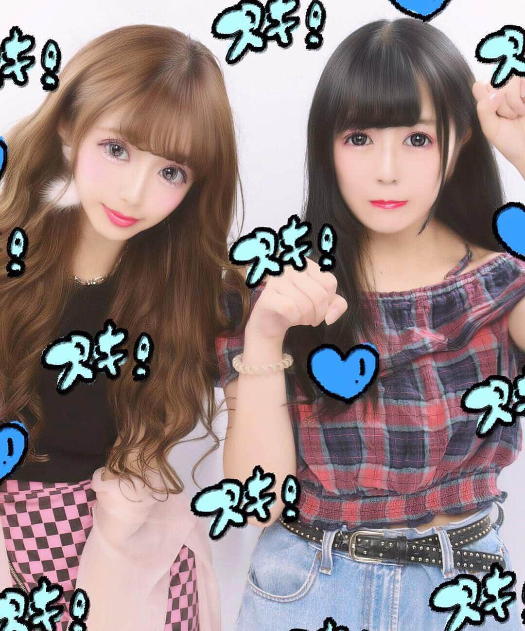 あやちゃんさんのインスタグラム写真 - (あやちゃんInstagram)「まみむめももえ(本名)と遊んできた🖤🖤🖤💗💗💗 とりまめっちゃ ...