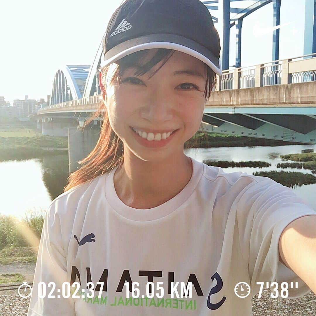 巻野わかばさんのインスタグラム写真 - (巻野わかばInstagram)「お気に入りのさいたま国際🏃‍♀️完走Tシャツでランニングしてきました😆  今日は暑くてTシャツ&短パンでちょうど良かった☀️💦 9月も残りわずか。今週もがんばろーー🤗🧡💛 おやすみなさい💤⭐⭐ #さいたま国際マラソン 2017完走Tシャツ  #nikeplus #running #training #渋谷ストリーム  #ナイキプラス #ランニング」9月25日 0時06分 - _wakaba__