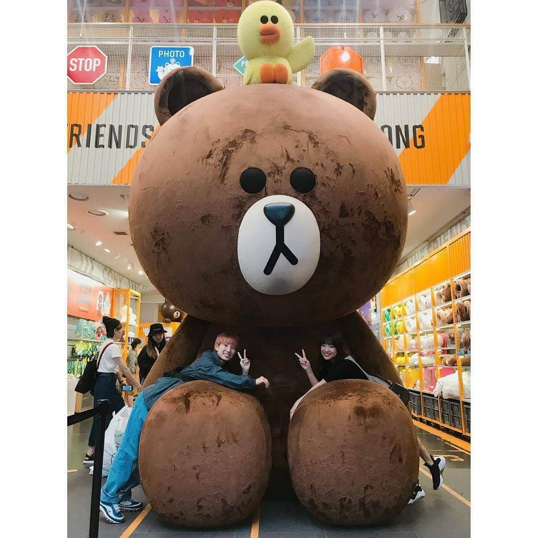 仲川遥香さんのインスタグラム写真 - (仲川遥香Instagram)「Line🐻🐻🐻🐻 #korea #韓国 #らいん  #韓国旅行 #myfrend #友達 #日本インドネシア  #日本インドネシア国交樹立60周年親善大使  #ジャカルタ生活 #6年目 #harukanakagawa #仲川遥香」9月25日 0時24分 - wayesa07