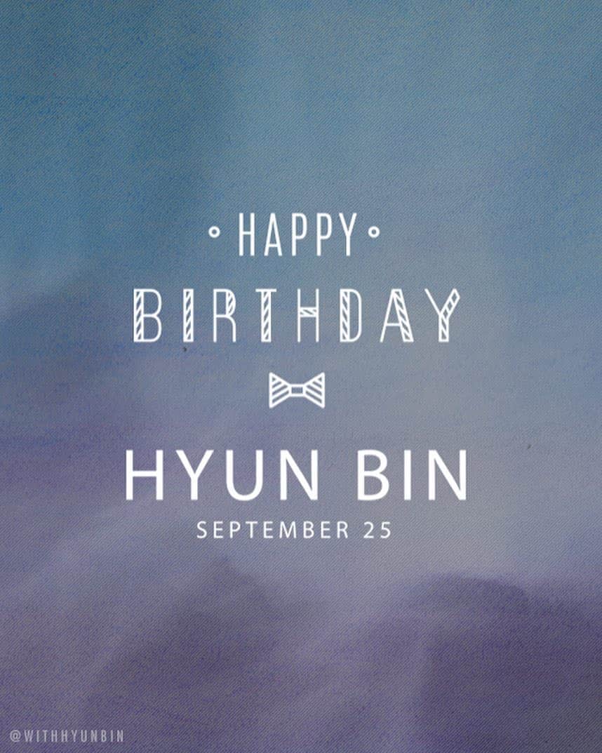 ヒョンビンさんのインスタグラム写真 - (ヒョンビンInstagram)「Happy Birthday to Hyun Bin! 🎉🎈❤️ —— #hyunbin #현빈 #ヒョンビン #玄彬」9月25日 0時38分 - withhyunbin