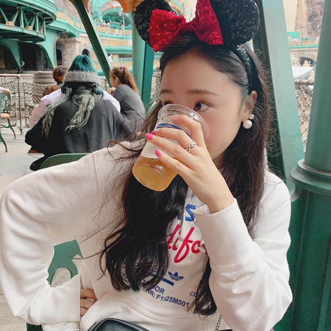 並川花連さんのインスタグラム写真 - (並川花連Instagram)「👶🏻💜🧡❤️🍺 . 21歳夢の国で年齢確認 されたのでした。👶🏻」9月25日 13時58分 - kareurn