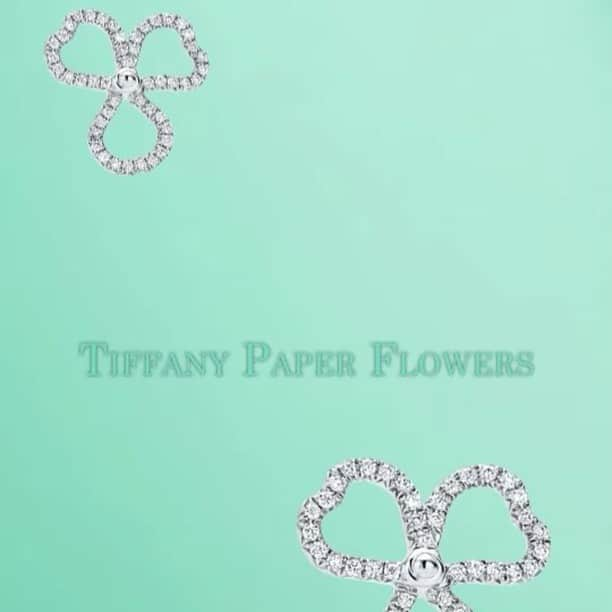 ツインタワーのインスタグラム：「NumeroTokyo11月号にて新作Tiffany Paper Flowers特集💓 良かったら見てください♪ #TiffanyPaperFlowers #TiffanyAndCo #NumeroTokyo」